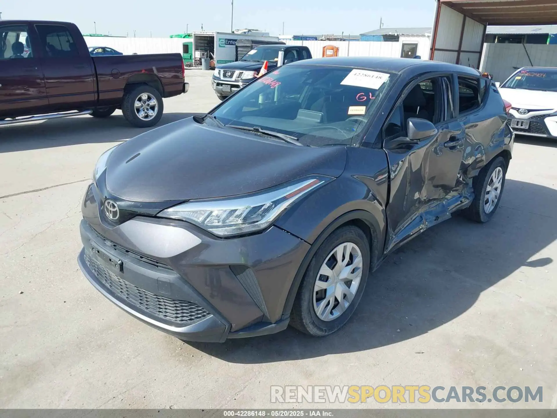 2 Photograph of a damaged car JTNKHMBX4L1081856 TOYOTA C-HR 2020