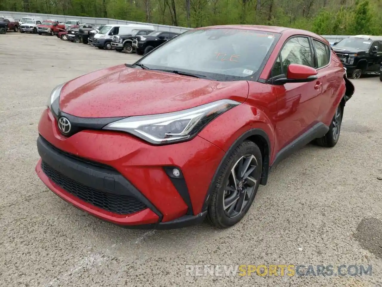 2 Photograph of a damaged car JTNKHMBX4L1086166 TOYOTA C-HR 2020