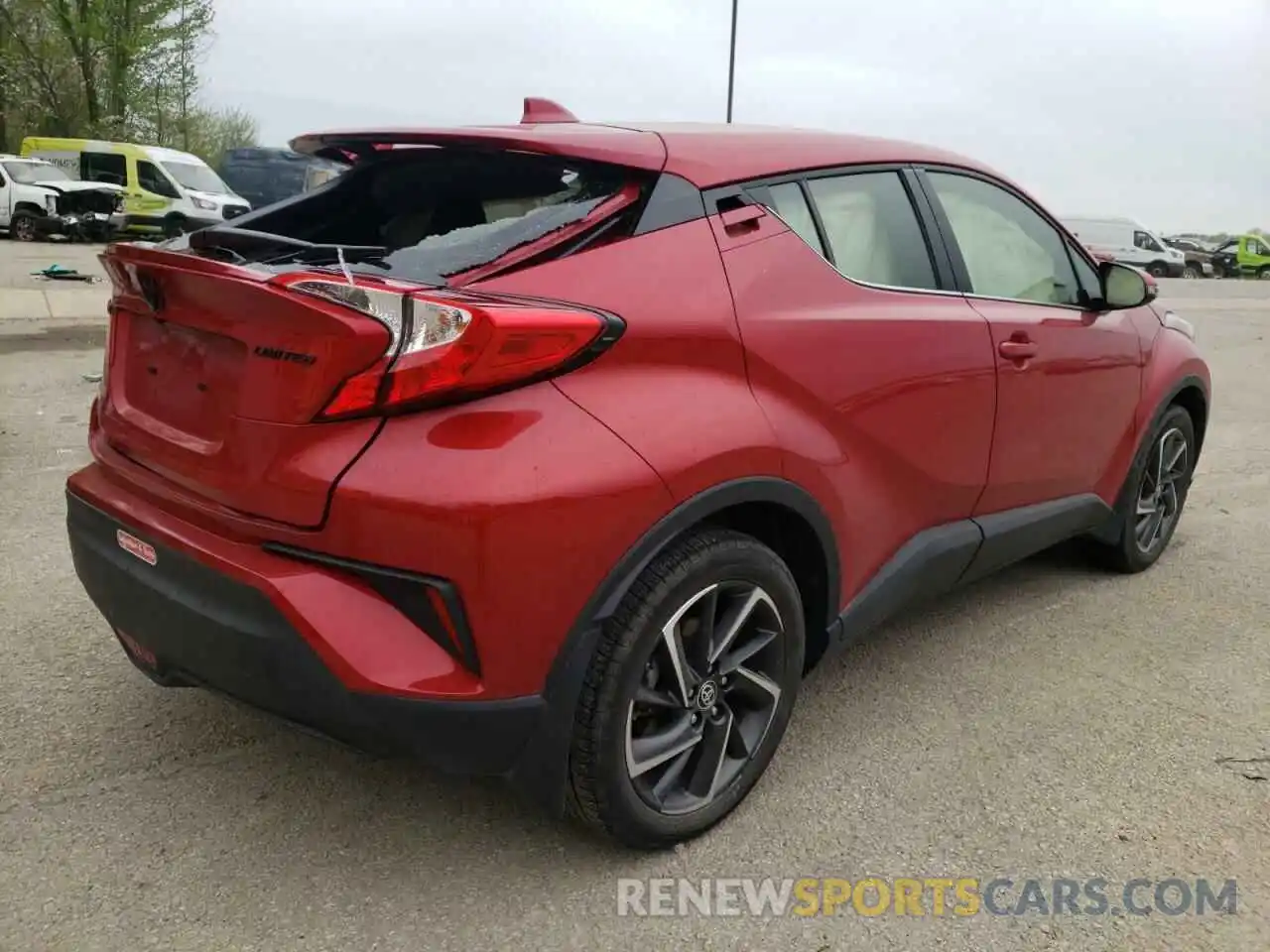 4 Photograph of a damaged car JTNKHMBX4L1086166 TOYOTA C-HR 2020