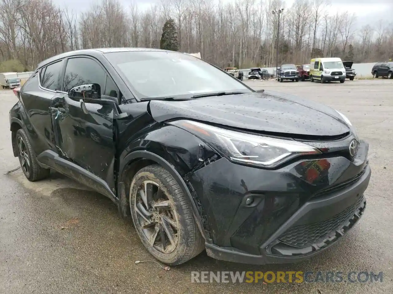 1 Photograph of a damaged car JTNKHMBX5L1064144 TOYOTA C-HR 2020