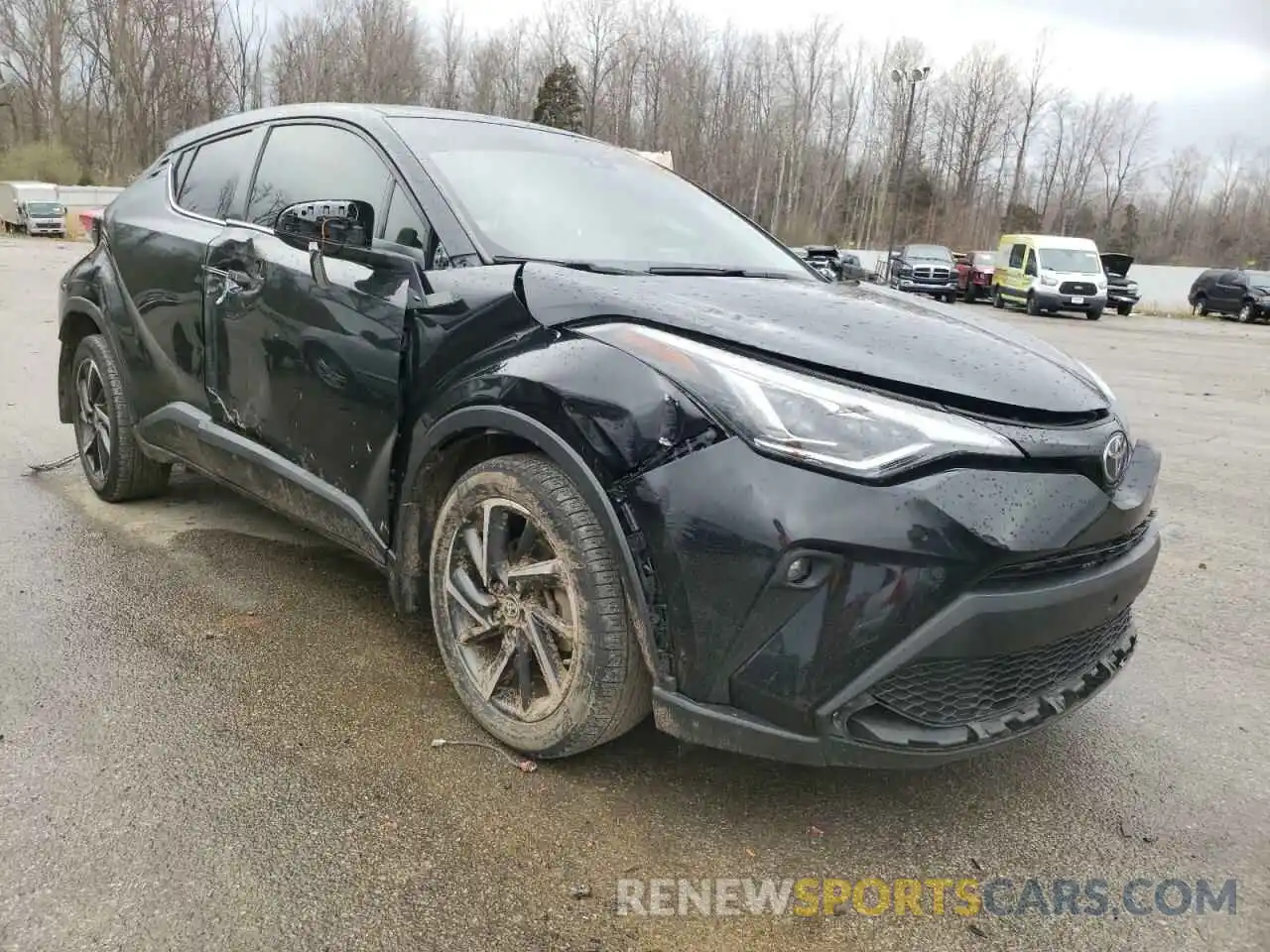 9 Photograph of a damaged car JTNKHMBX5L1064144 TOYOTA C-HR 2020