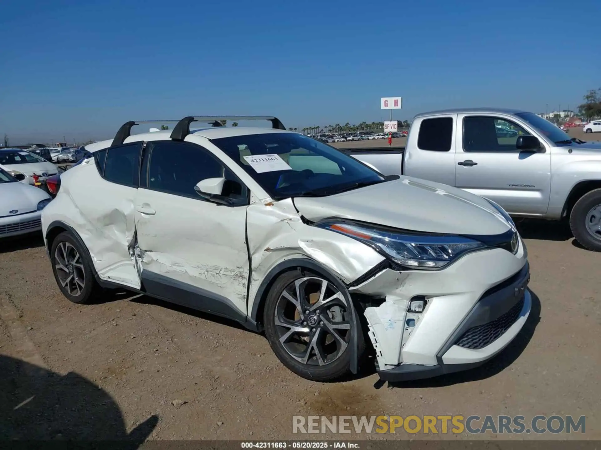 6 Photograph of a damaged car JTNKHMBX5L1066377 TOYOTA C-HR 2020