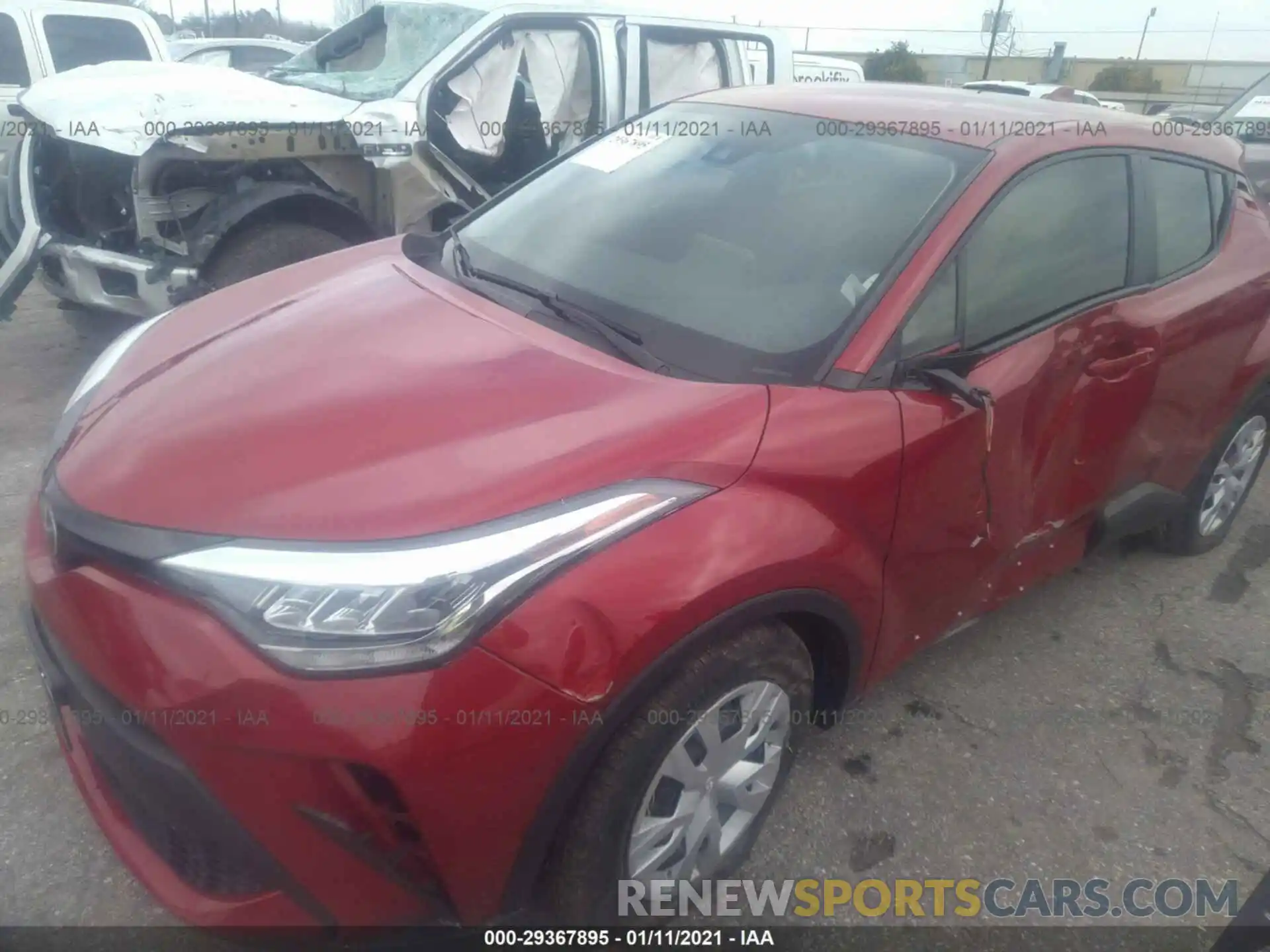 2 Photograph of a damaged car JTNKHMBX5L1072681 TOYOTA C-HR 2020