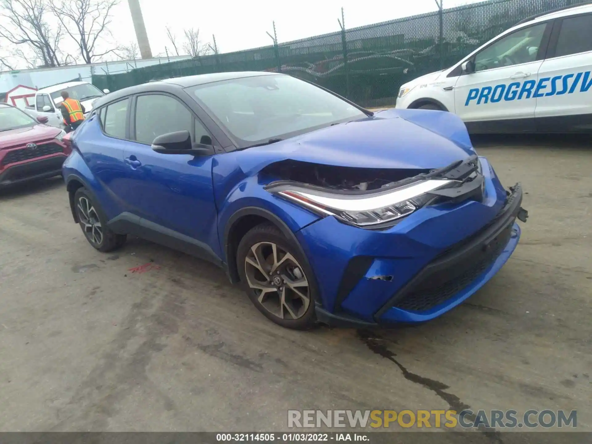 1 Photograph of a damaged car JTNKHMBX5L1073507 TOYOTA C-HR 2020