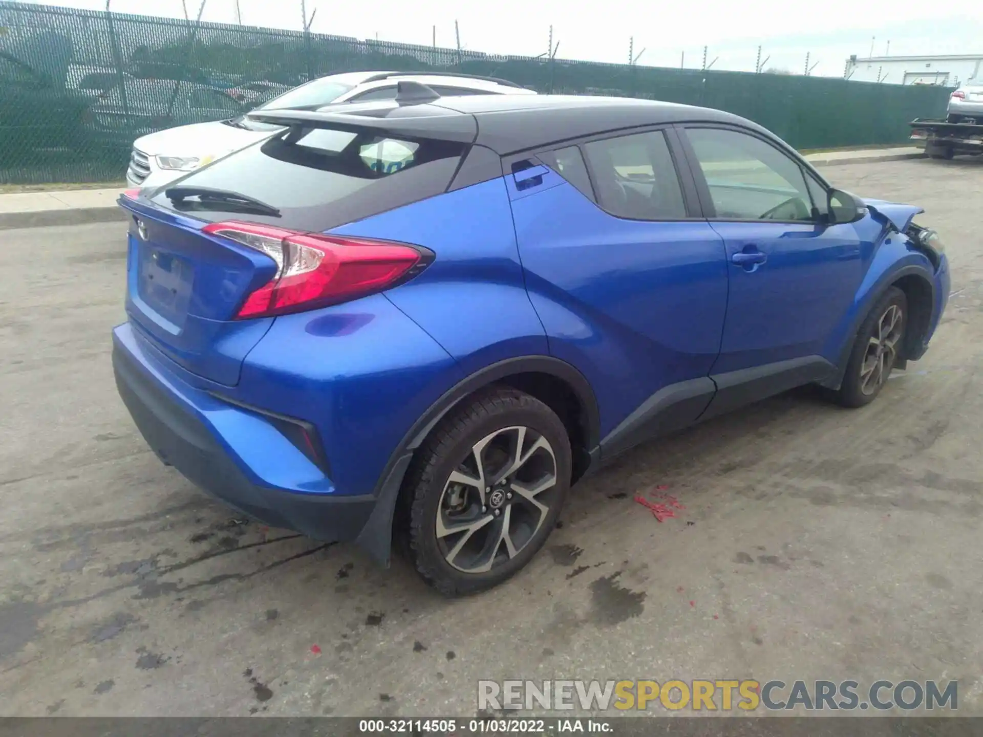 4 Photograph of a damaged car JTNKHMBX5L1073507 TOYOTA C-HR 2020