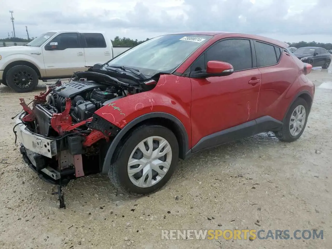 1 Photograph of a damaged car JTNKHMBX5L1074589 TOYOTA C-HR 2020