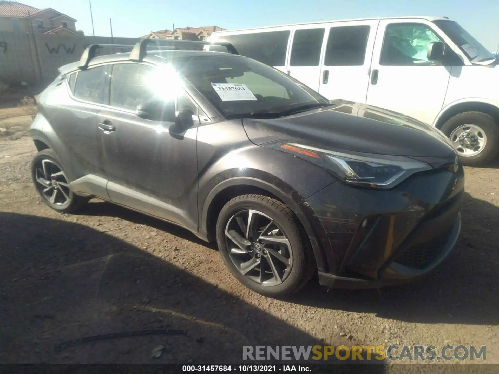 1 Photograph of a damaged car JTNKHMBX5L1085690 TOYOTA C-HR 2020