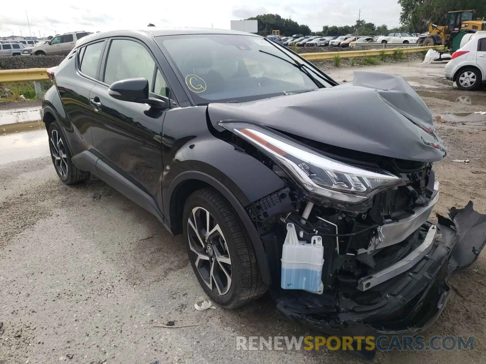 1 Photograph of a damaged car JTNKHMBX5L1086743 TOYOTA C-HR 2020
