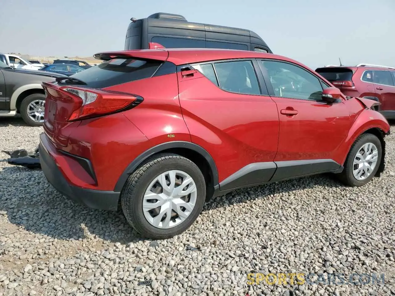 3 Photograph of a damaged car JTNKHMBX5L1086760 TOYOTA C-HR 2020
