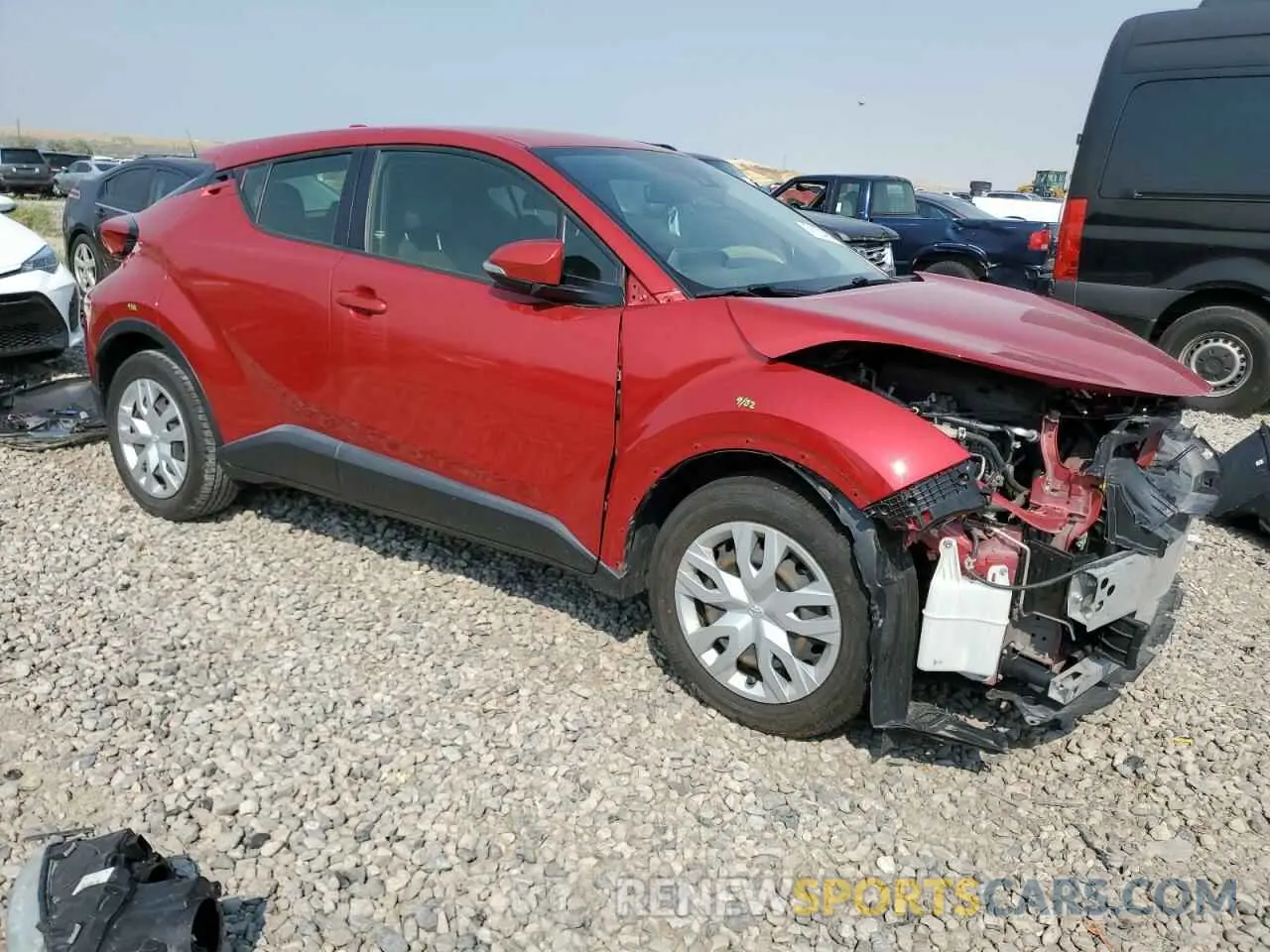 4 Photograph of a damaged car JTNKHMBX5L1086760 TOYOTA C-HR 2020