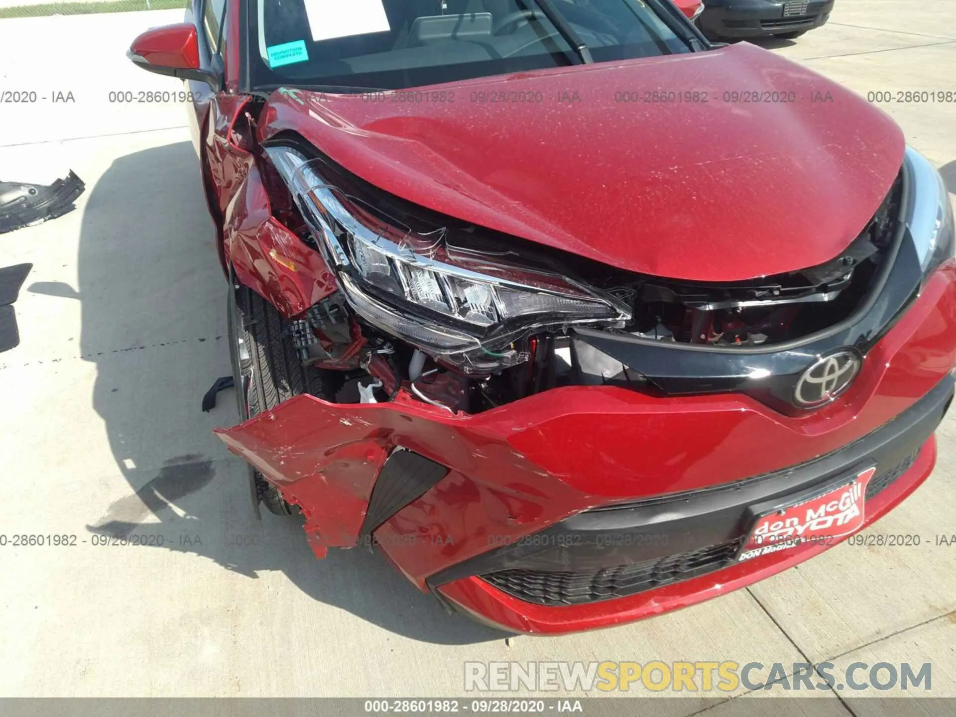 6 Photograph of a damaged car JTNKHMBX5L1089657 TOYOTA C-HR 2020