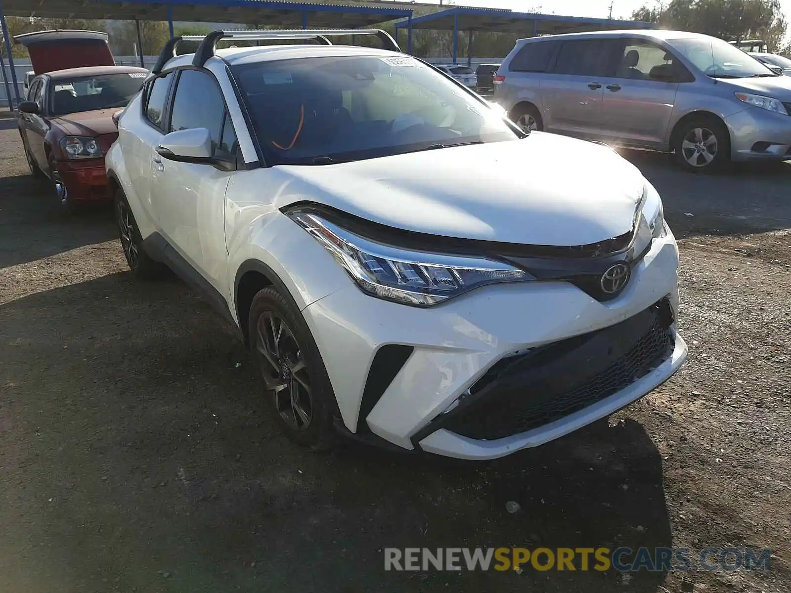 1 Photograph of a damaged car JTNKHMBX5L1091411 TOYOTA C-HR 2020