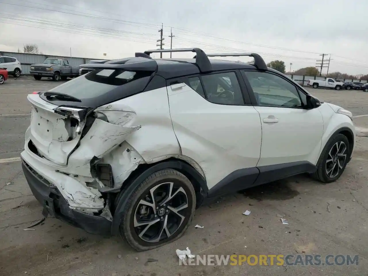 3 Photograph of a damaged car JTNKHMBX5L1091859 TOYOTA C-HR 2020