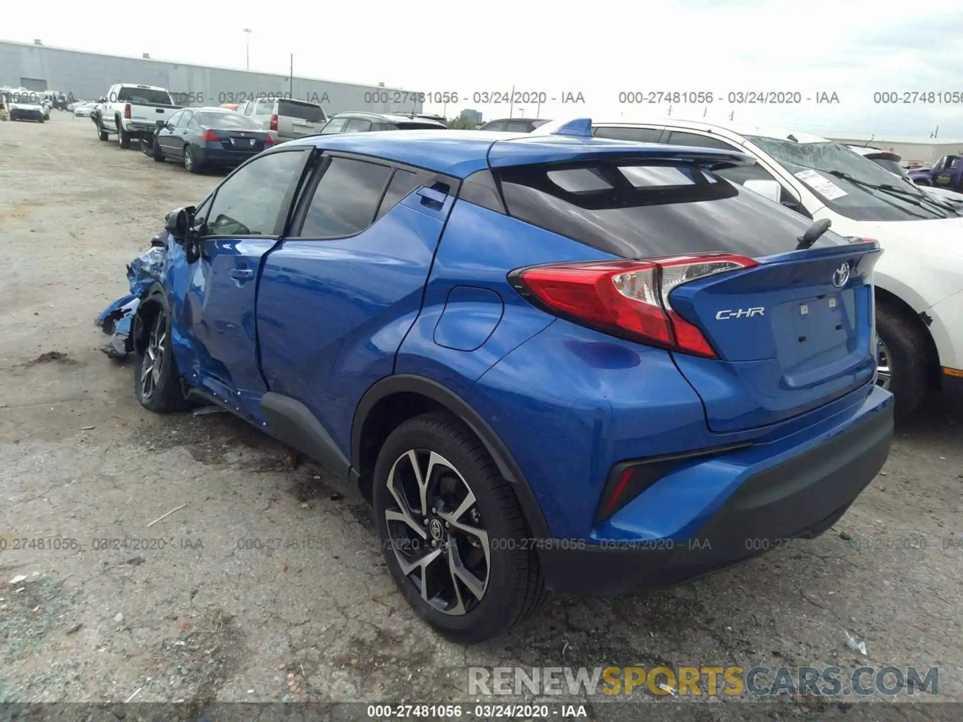 3 Photograph of a damaged car JTNKHMBX6L1063908 TOYOTA C-HR 2020