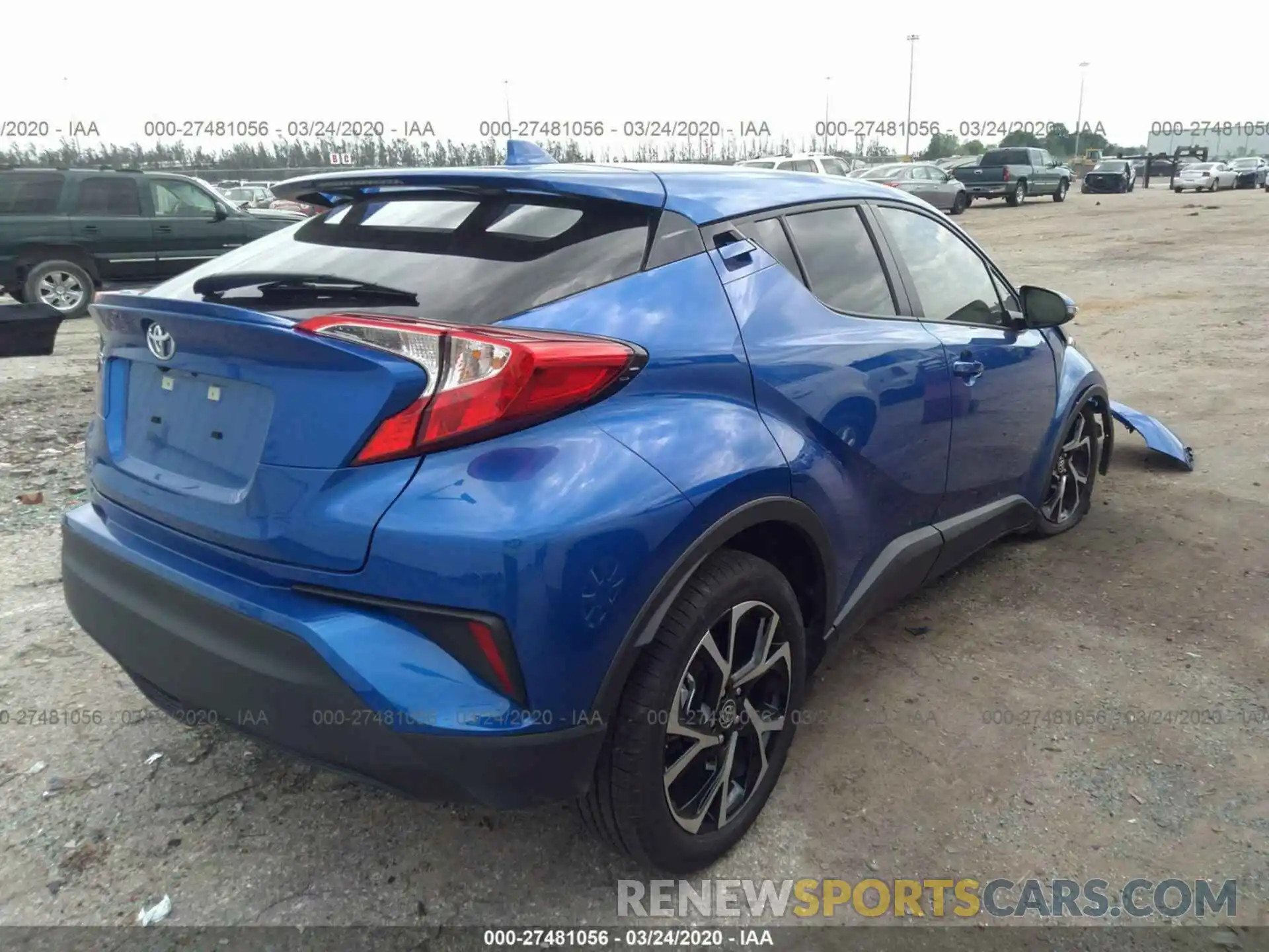 4 Photograph of a damaged car JTNKHMBX6L1063908 TOYOTA C-HR 2020