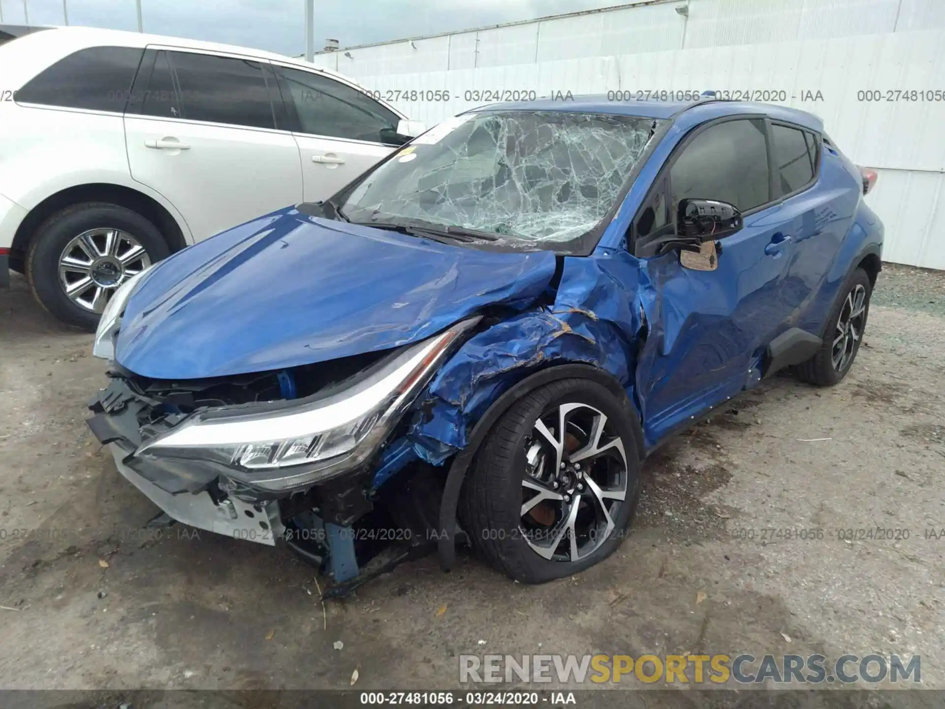 6 Photograph of a damaged car JTNKHMBX6L1063908 TOYOTA C-HR 2020