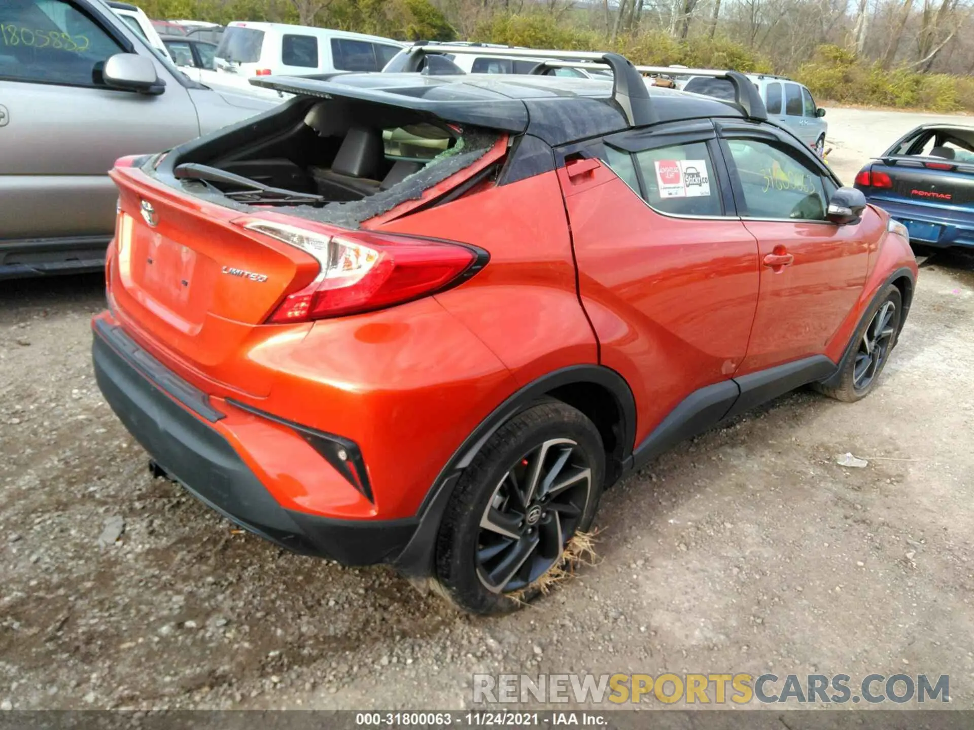 4 Photograph of a damaged car JTNKHMBX6L1066596 TOYOTA C-HR 2020