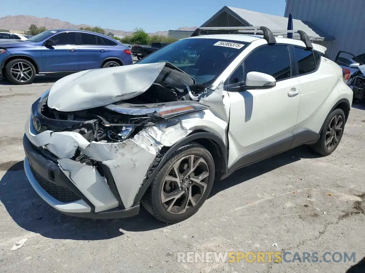 1 Photograph of a damaged car JTNKHMBX6L1067070 TOYOTA C-HR 2020