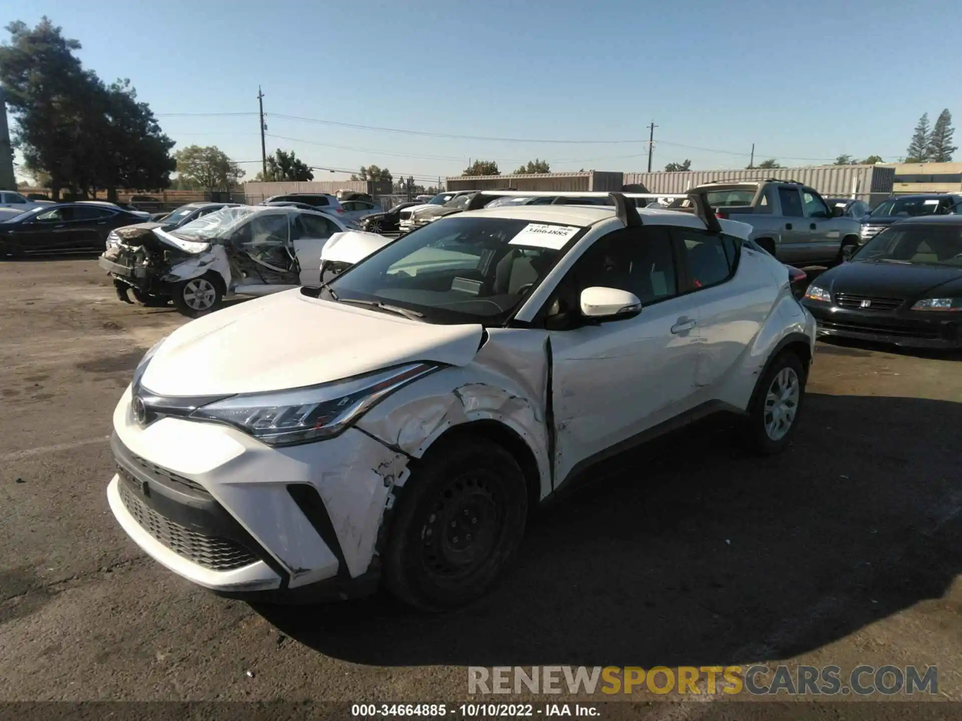 2 Photograph of a damaged car JTNKHMBX6L1069627 TOYOTA C-HR 2020