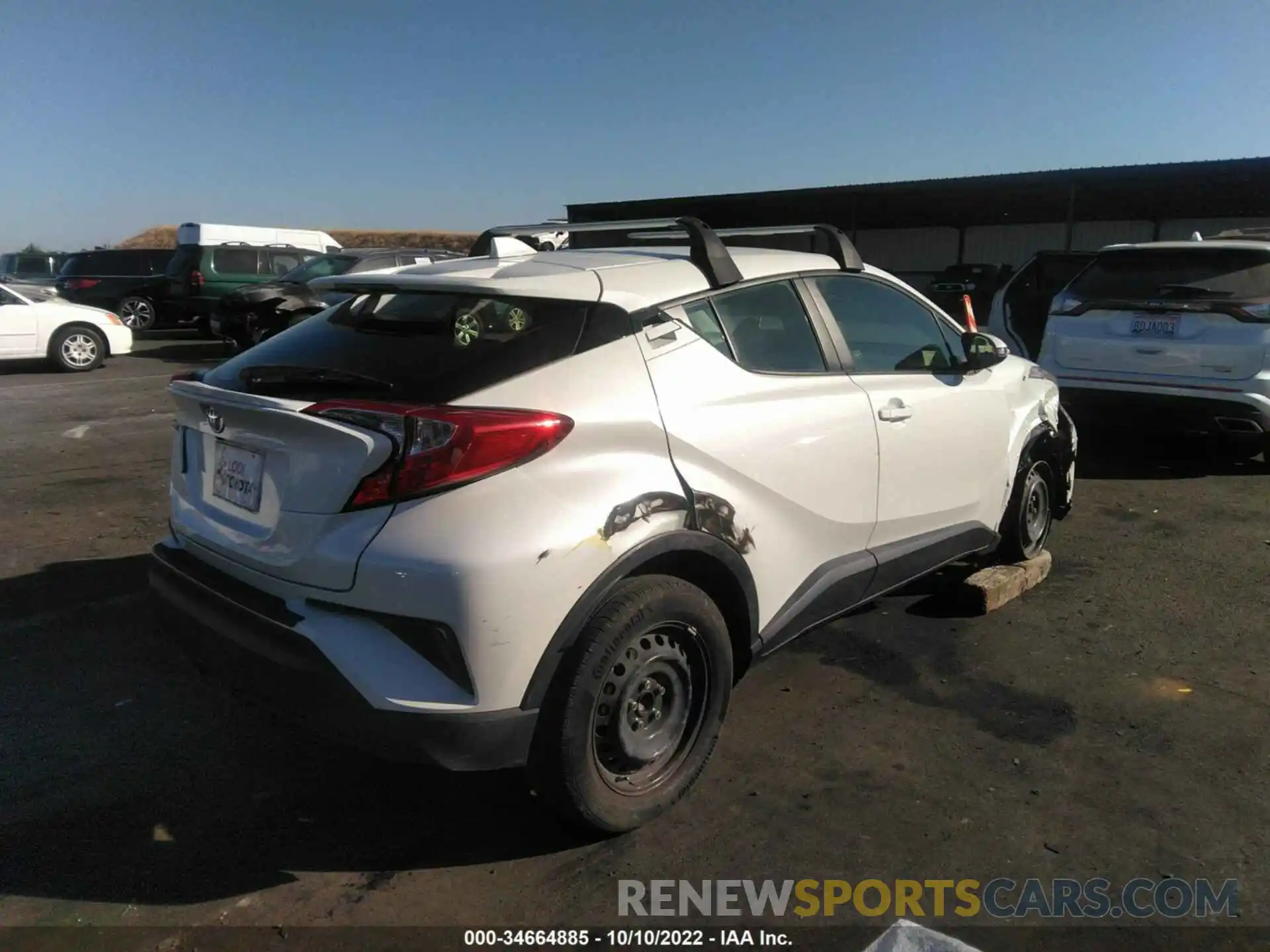 4 Photograph of a damaged car JTNKHMBX6L1069627 TOYOTA C-HR 2020