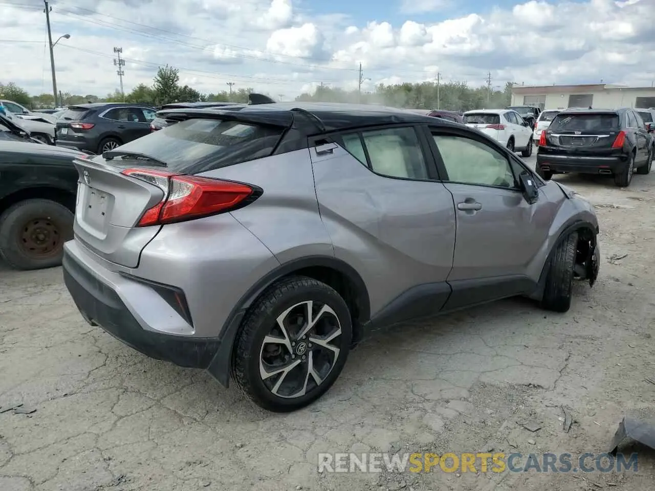 3 Photograph of a damaged car JTNKHMBX6L1072821 TOYOTA C-HR 2020