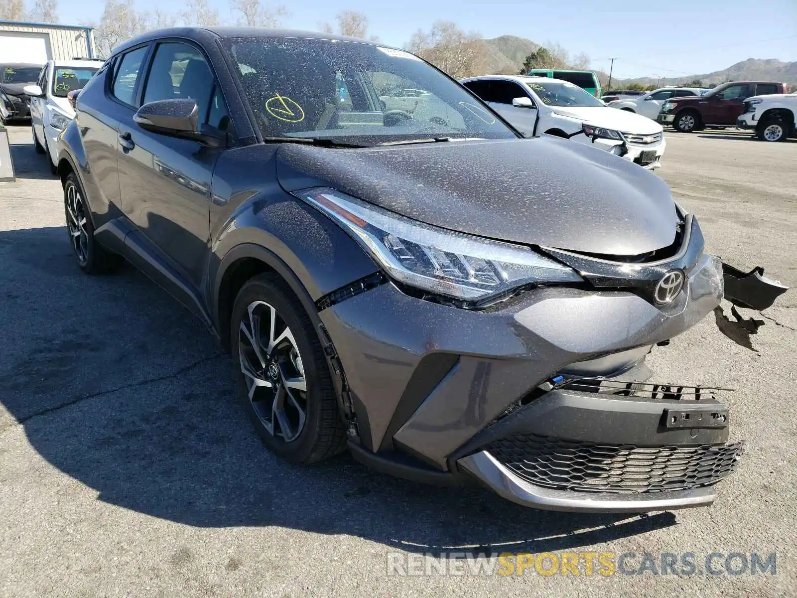 1 Photograph of a damaged car JTNKHMBX6L1074133 TOYOTA C-HR 2020