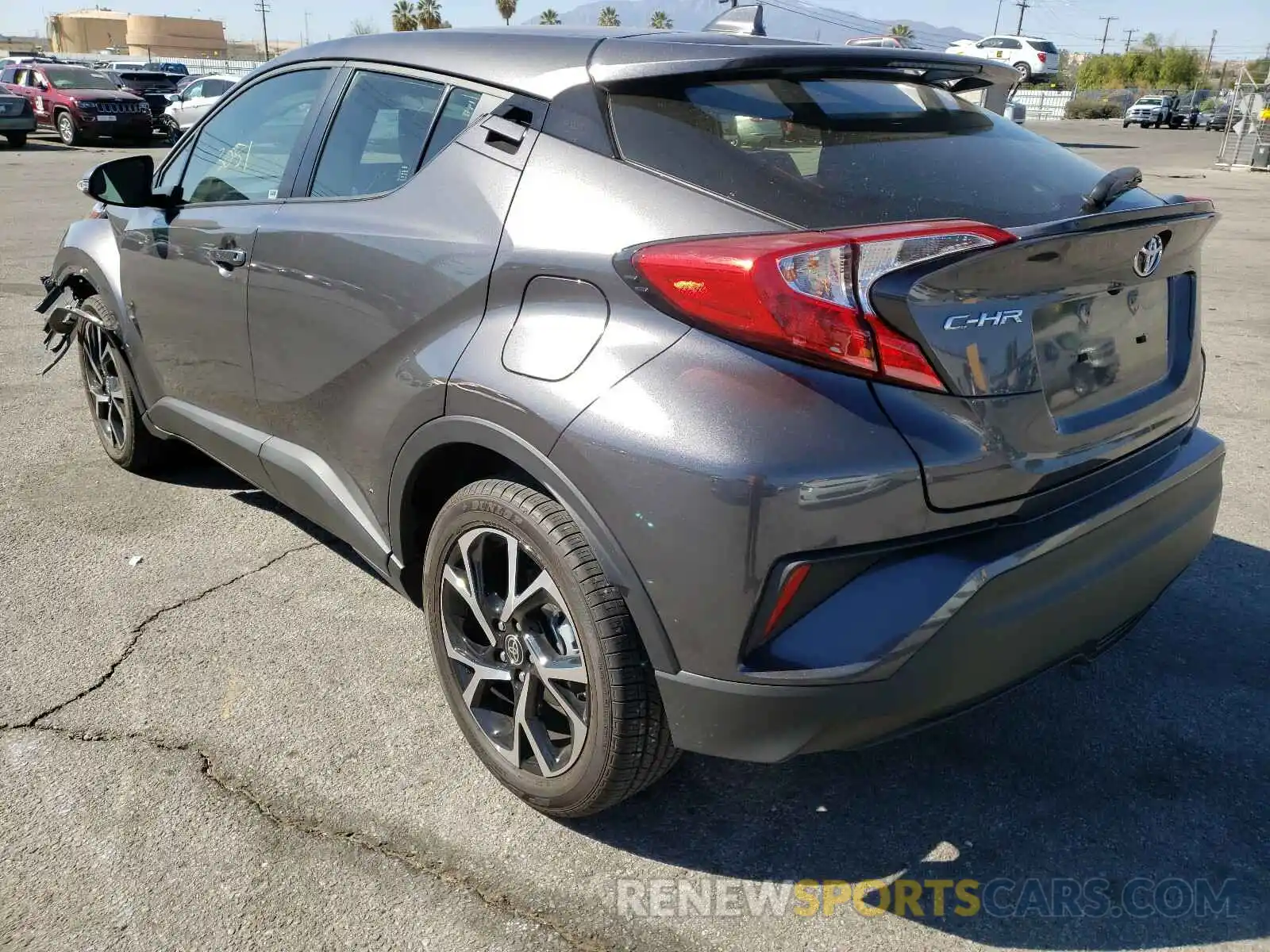 3 Photograph of a damaged car JTNKHMBX6L1074133 TOYOTA C-HR 2020