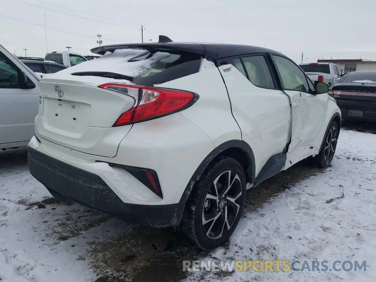 4 Photograph of a damaged car JTNKHMBX6L1079509 TOYOTA C-HR 2020