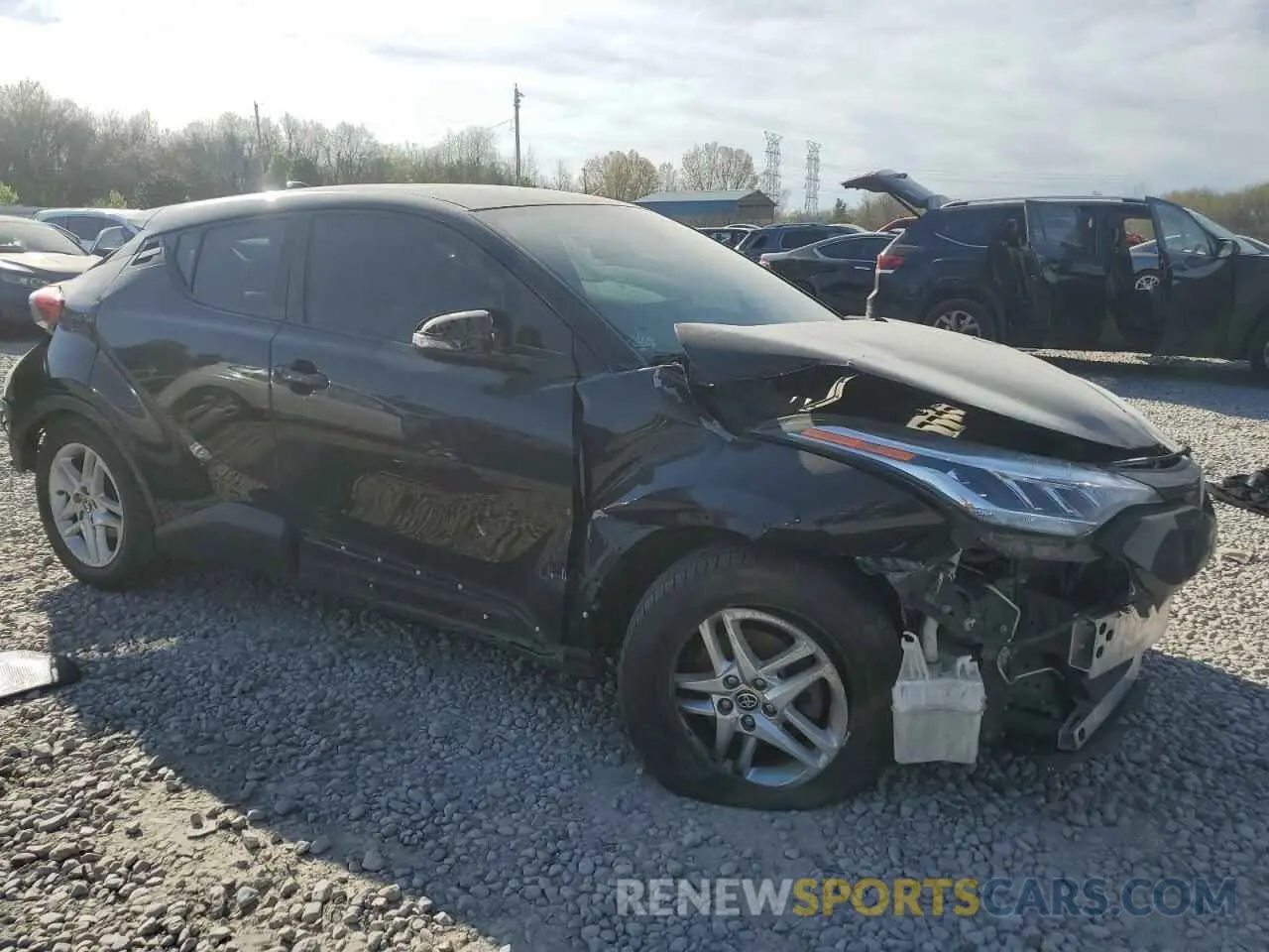 4 Photograph of a damaged car JTNKHMBX6L1080157 TOYOTA C-HR 2020