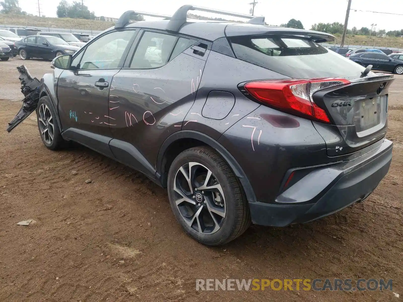 3 Photograph of a damaged car JTNKHMBX6L1085181 TOYOTA C-HR 2020