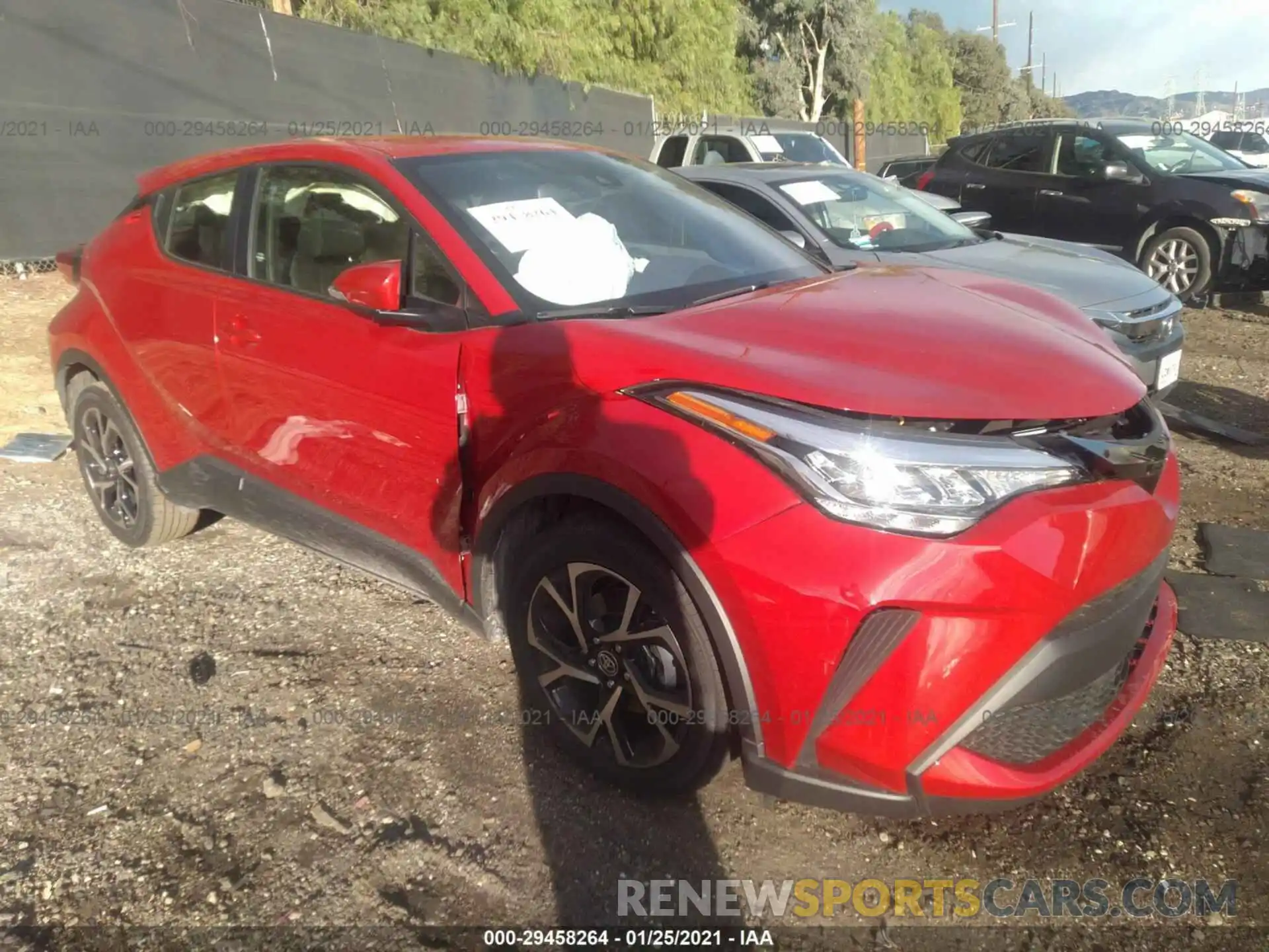 1 Photograph of a damaged car JTNKHMBX6L1088730 TOYOTA C-HR 2020