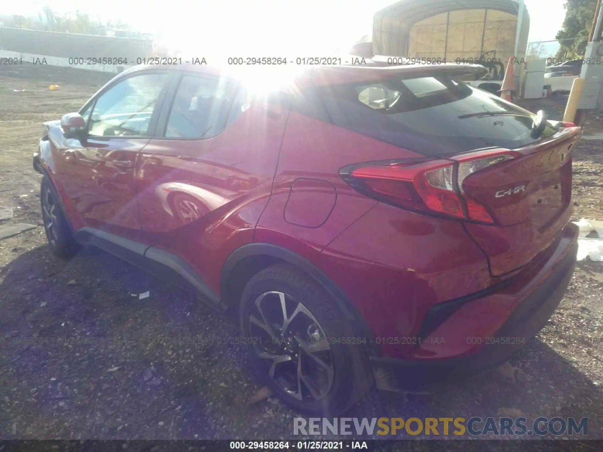 3 Photograph of a damaged car JTNKHMBX6L1088730 TOYOTA C-HR 2020