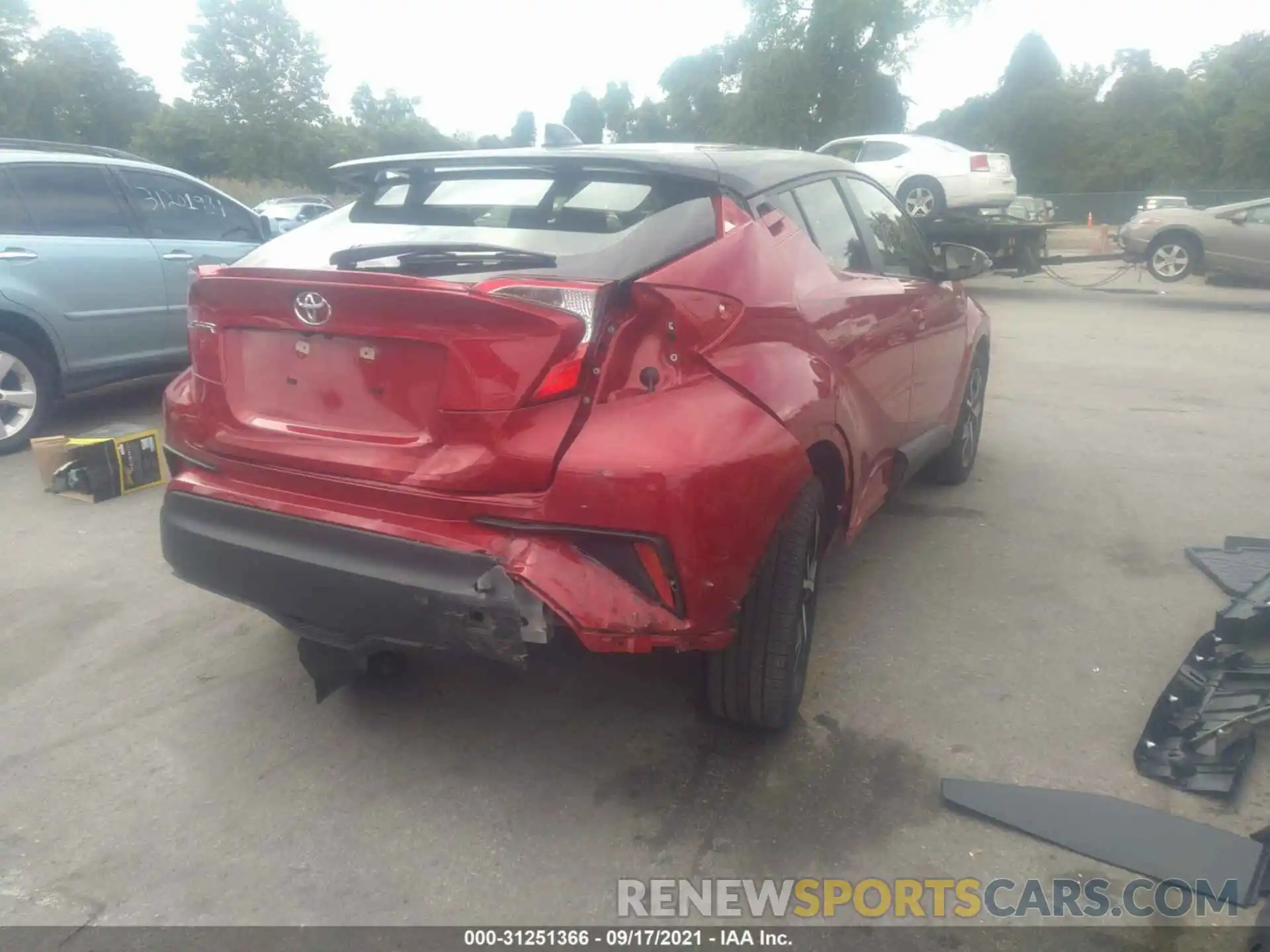 6 Photograph of a damaged car JTNKHMBX6L1091241 TOYOTA C-HR 2020