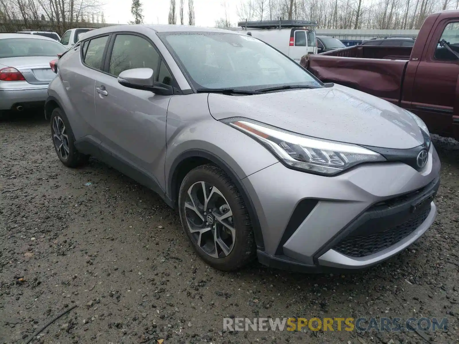 1 Photograph of a damaged car JTNKHMBX6L1091577 TOYOTA C-HR 2020