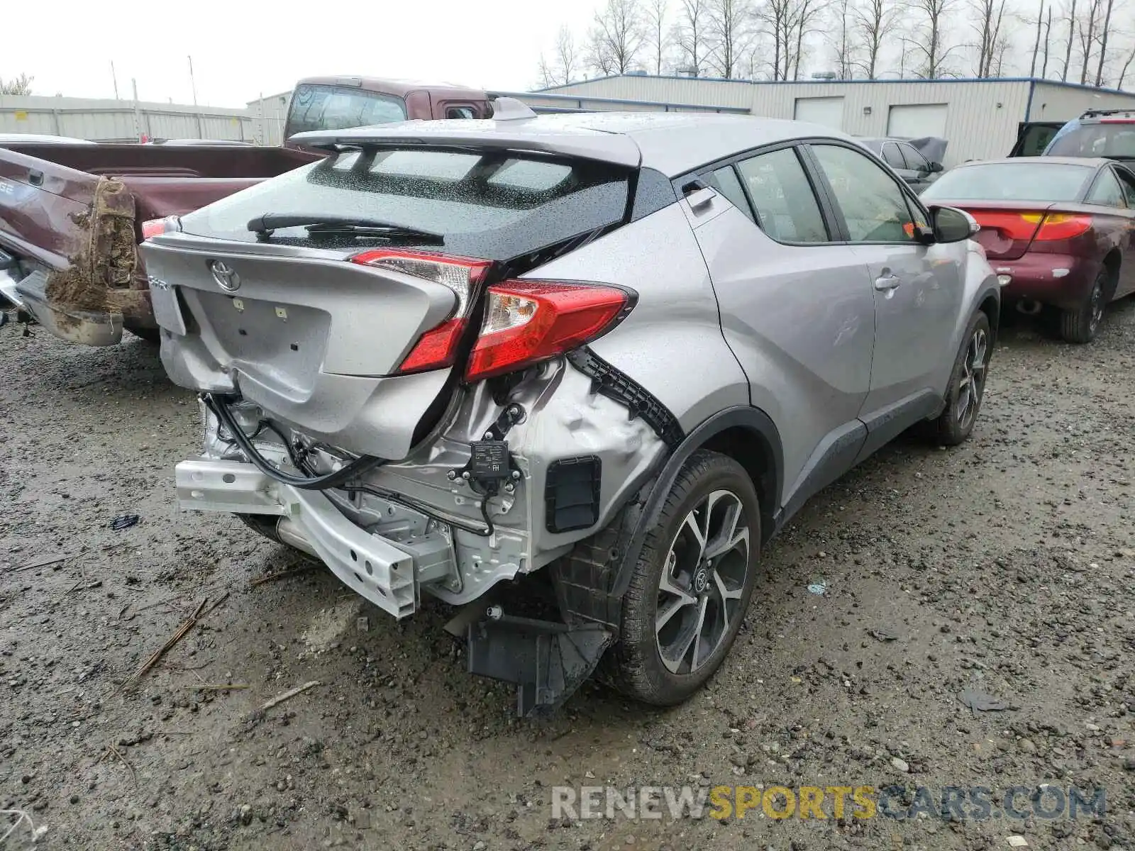 4 Photograph of a damaged car JTNKHMBX6L1091577 TOYOTA C-HR 2020