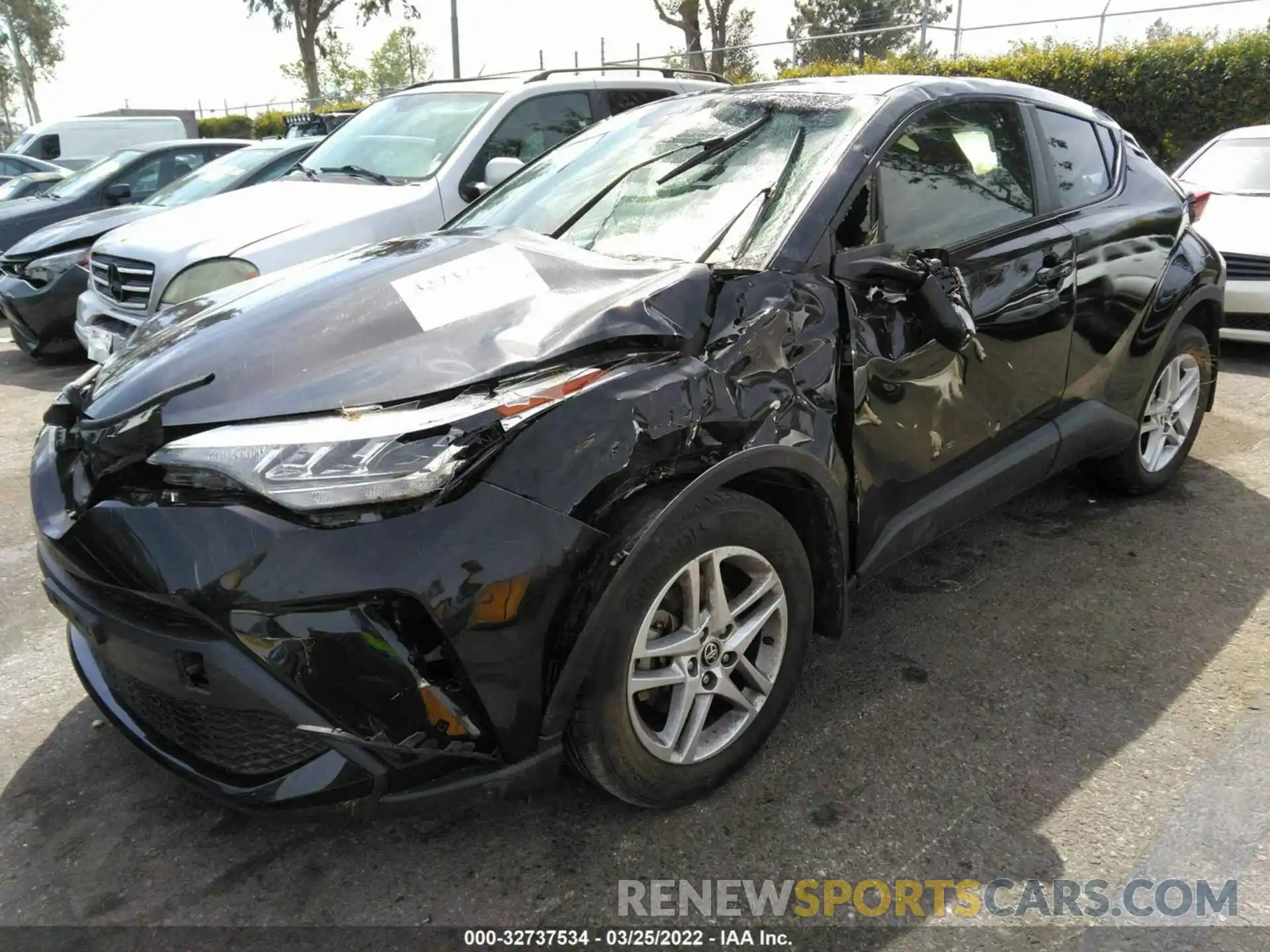 2 Photograph of a damaged car JTNKHMBX7L1064758 TOYOTA C-HR 2020