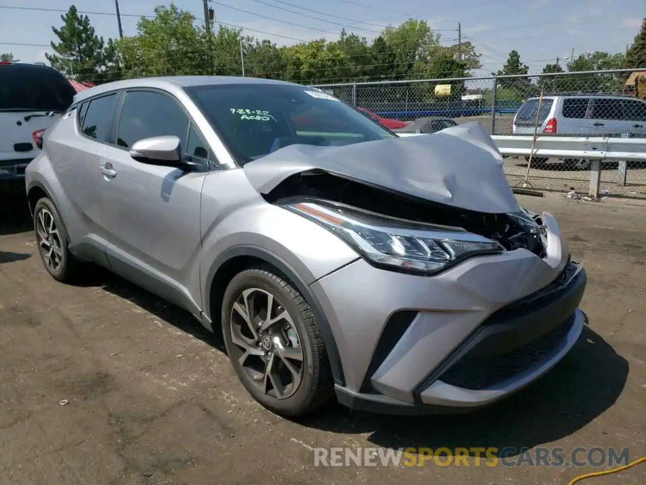 1 Photograph of a damaged car JTNKHMBX7L1064954 TOYOTA C-HR 2020