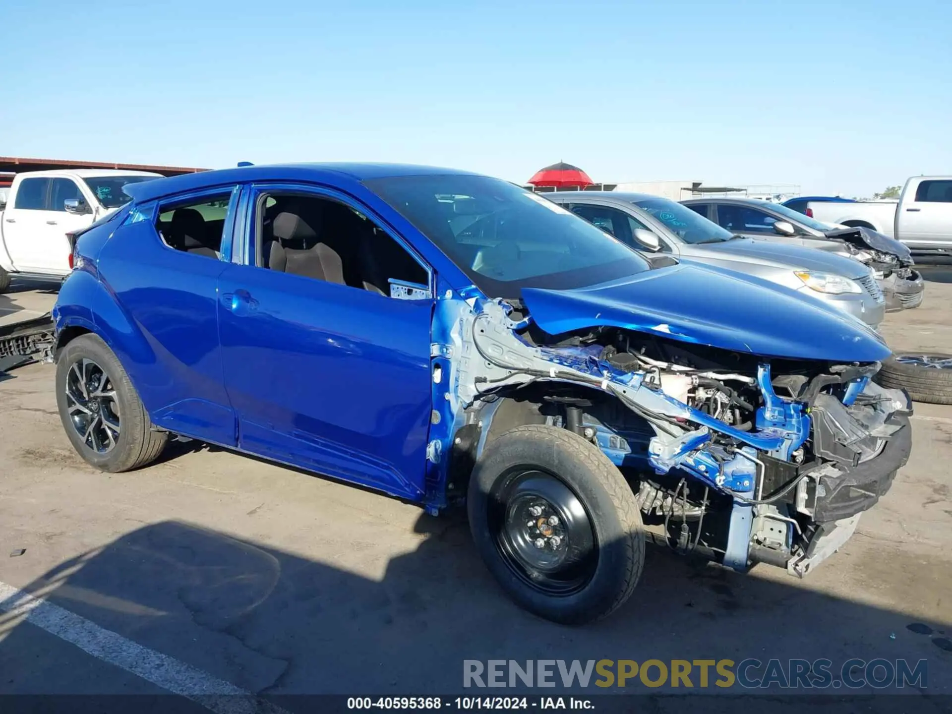 1 Photograph of a damaged car JTNKHMBX7L1068258 TOYOTA C-HR 2020