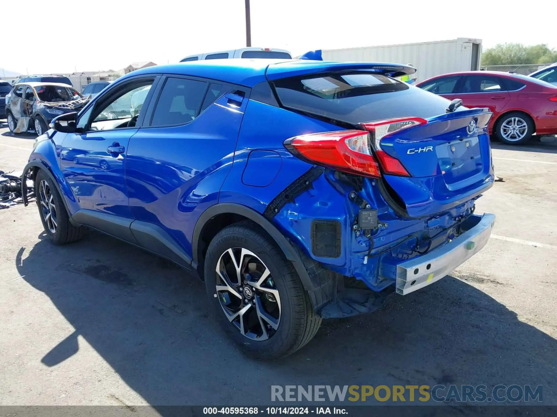 3 Photograph of a damaged car JTNKHMBX7L1068258 TOYOTA C-HR 2020