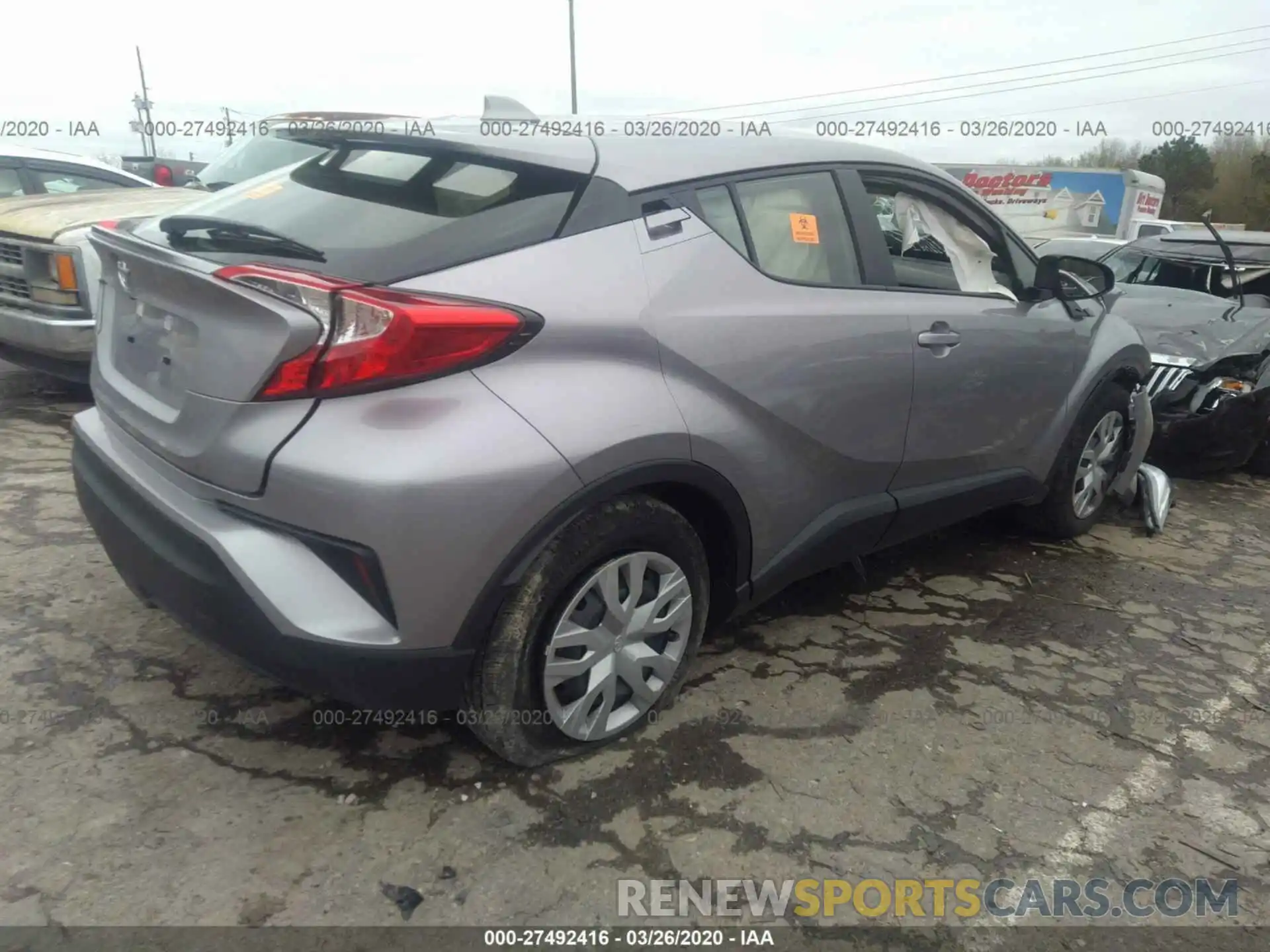 4 Photograph of a damaged car JTNKHMBX7L1069815 TOYOTA C-HR 2020