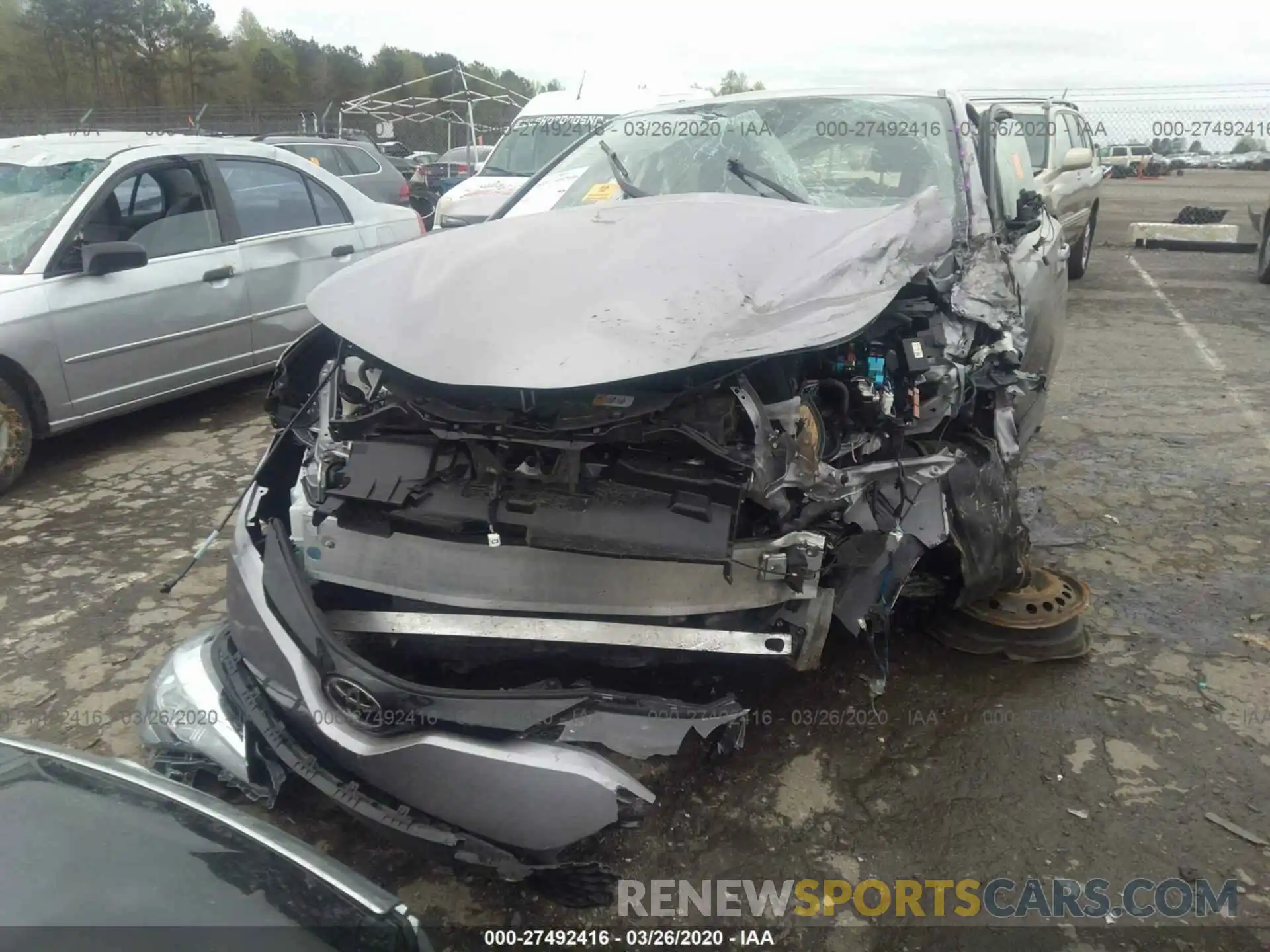 6 Photograph of a damaged car JTNKHMBX7L1069815 TOYOTA C-HR 2020