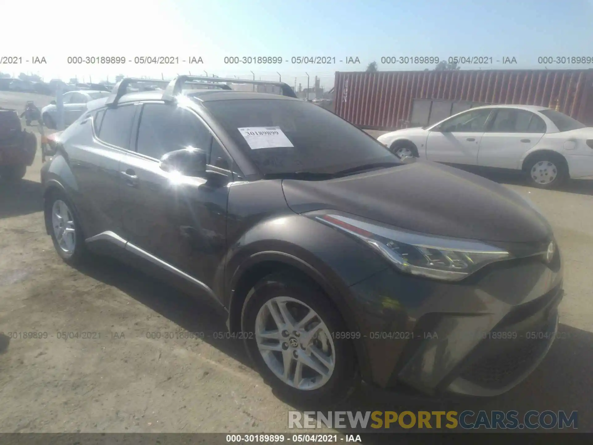 1 Photograph of a damaged car JTNKHMBX7L1070432 TOYOTA C-HR 2020