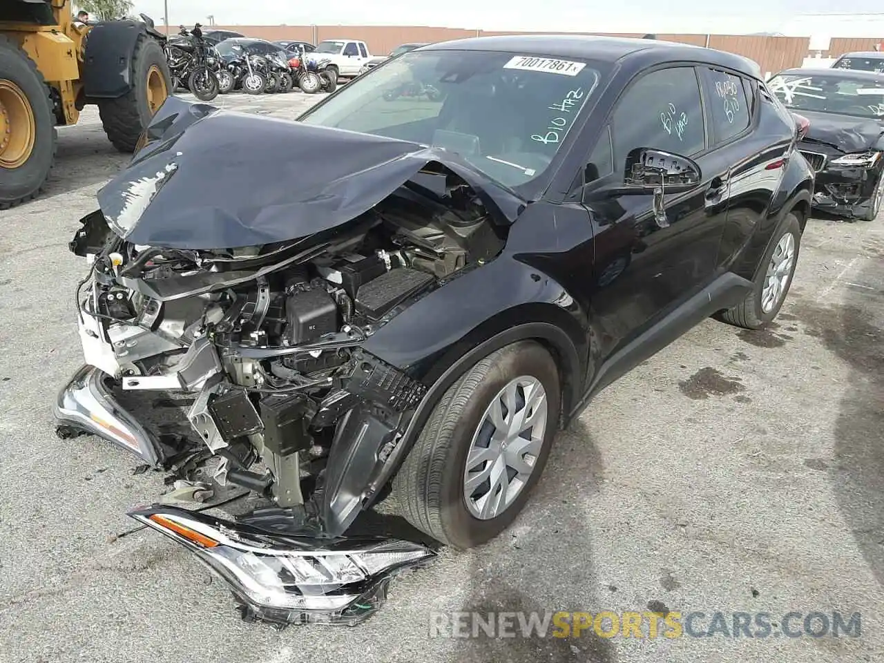 2 Photograph of a damaged car JTNKHMBX7L1081575 TOYOTA C-HR 2020