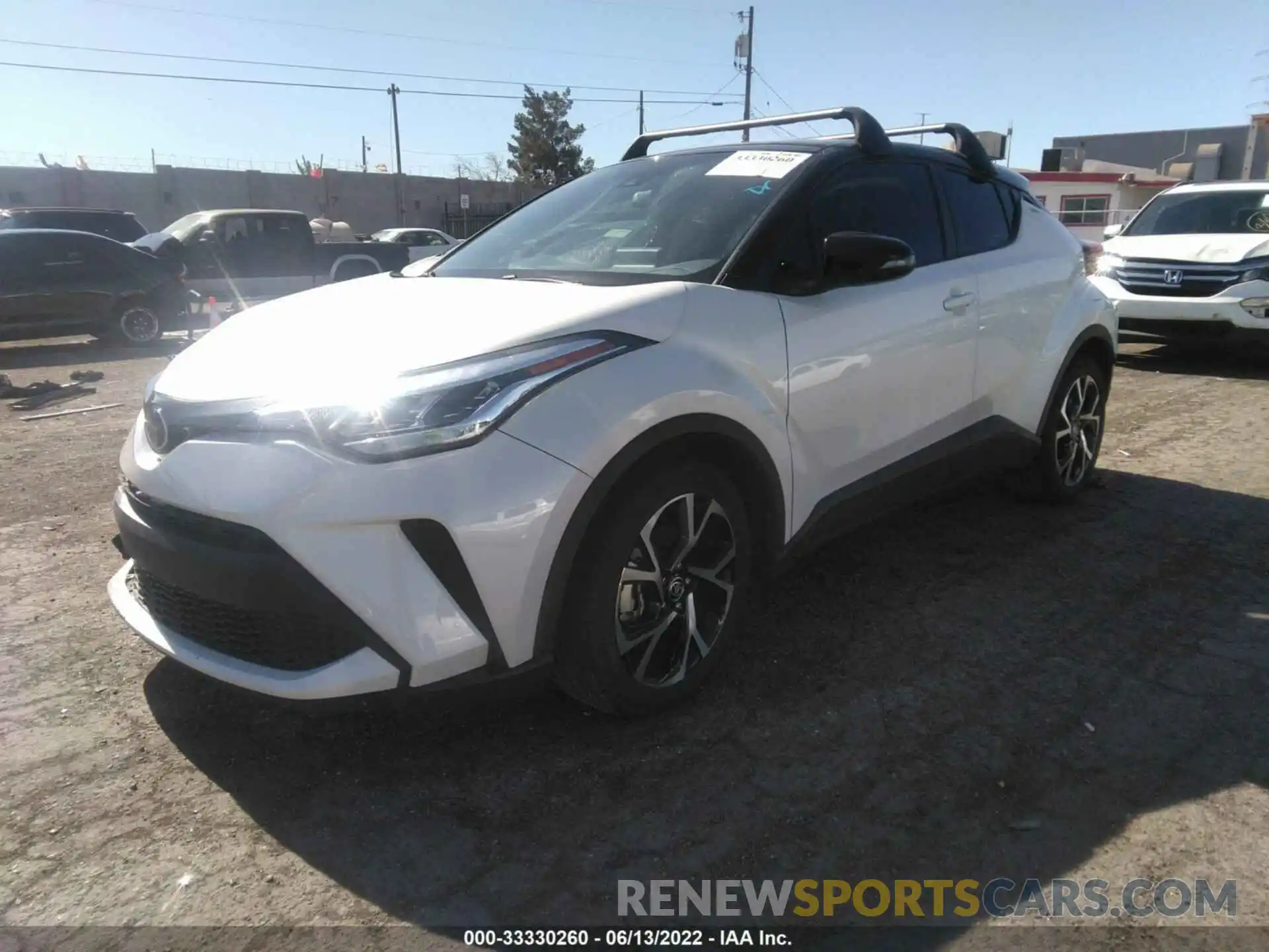 2 Photograph of a damaged car JTNKHMBX7L1084167 TOYOTA C-HR 2020