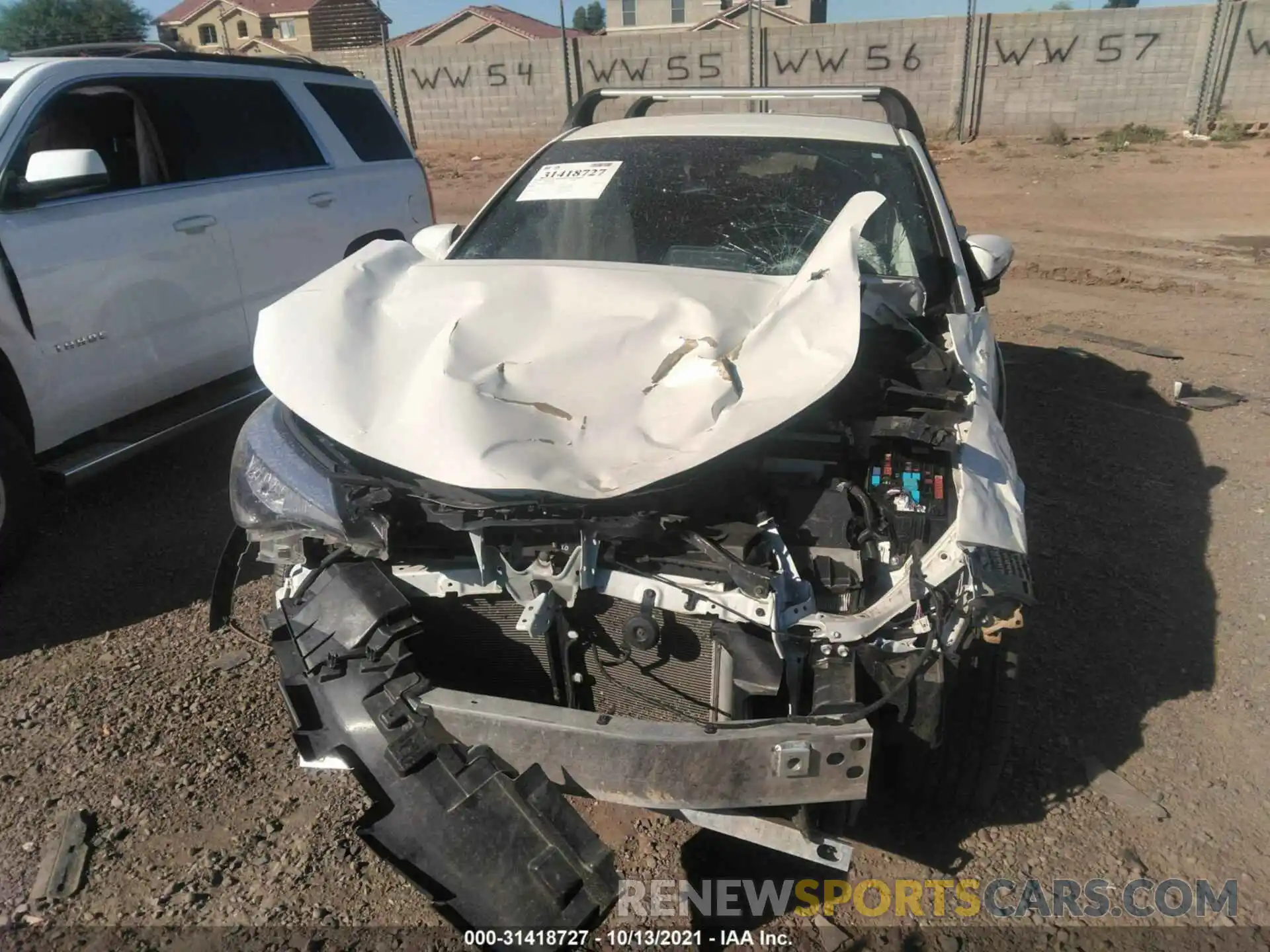 6 Photograph of a damaged car JTNKHMBX7L1087070 TOYOTA C-HR 2020