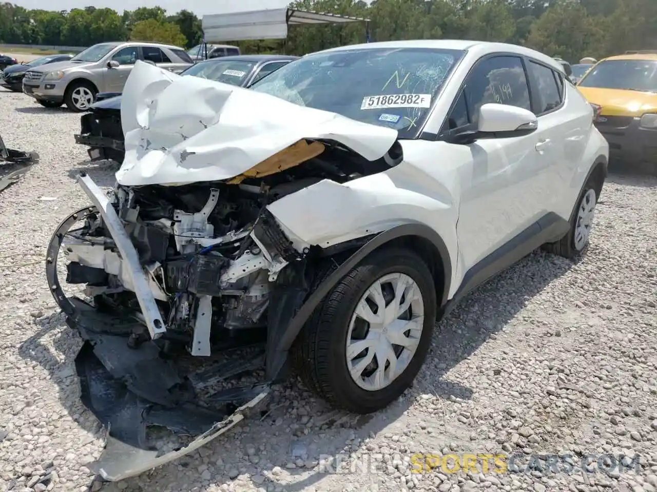 2 Photograph of a damaged car JTNKHMBX7L1089451 TOYOTA C-HR 2020