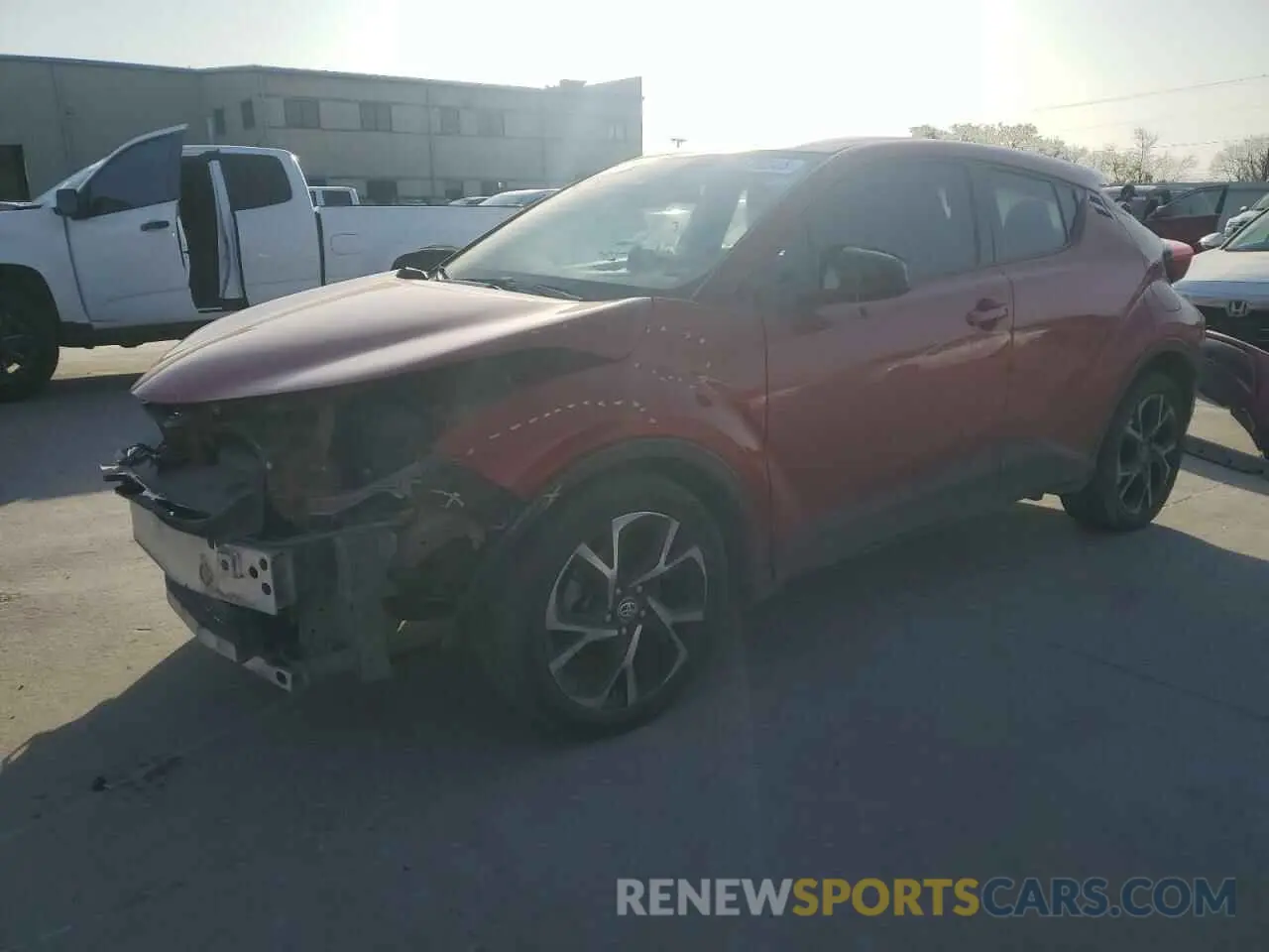 1 Photograph of a damaged car JTNKHMBX7L1090051 TOYOTA C-HR 2020