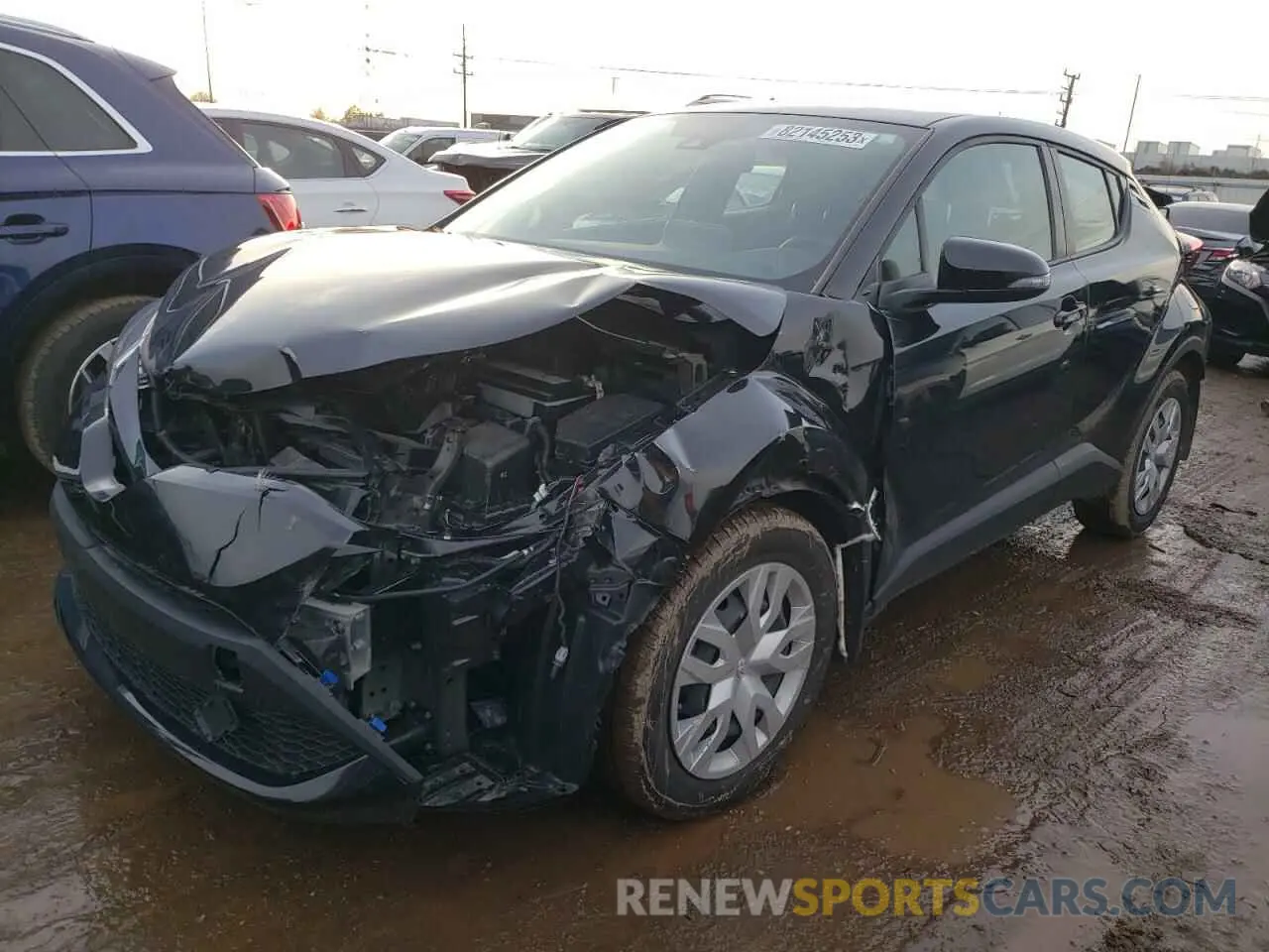 1 Photograph of a damaged car JTNKHMBX7L1091586 TOYOTA C-HR 2020