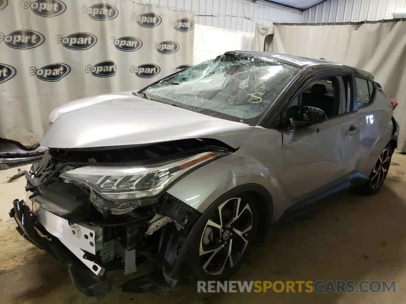 2 Photograph of a damaged car JTNKHMBX7L1093967 TOYOTA C-HR 2020