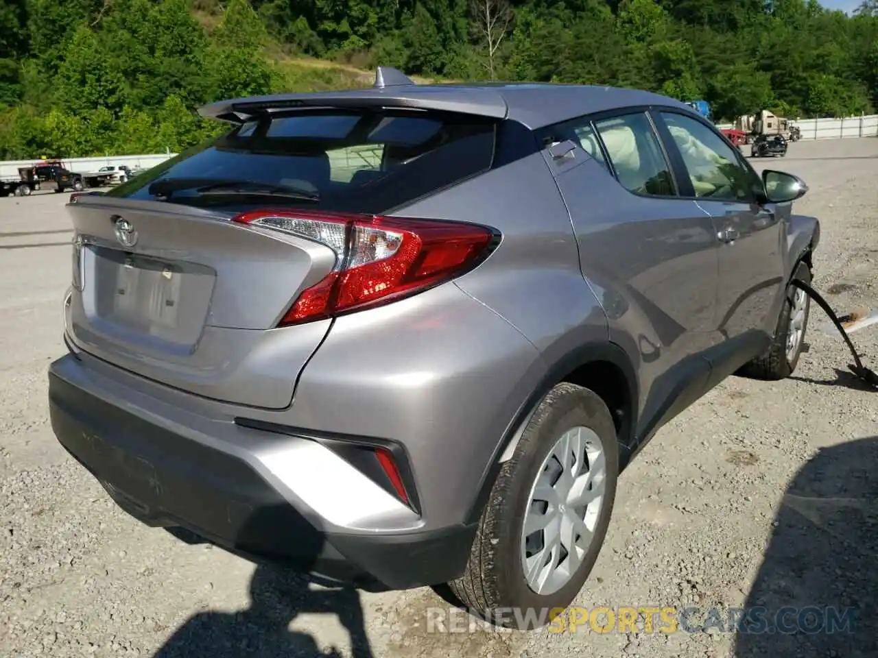 4 Photograph of a damaged car JTNKHMBX8L1066275 TOYOTA C-HR 2020